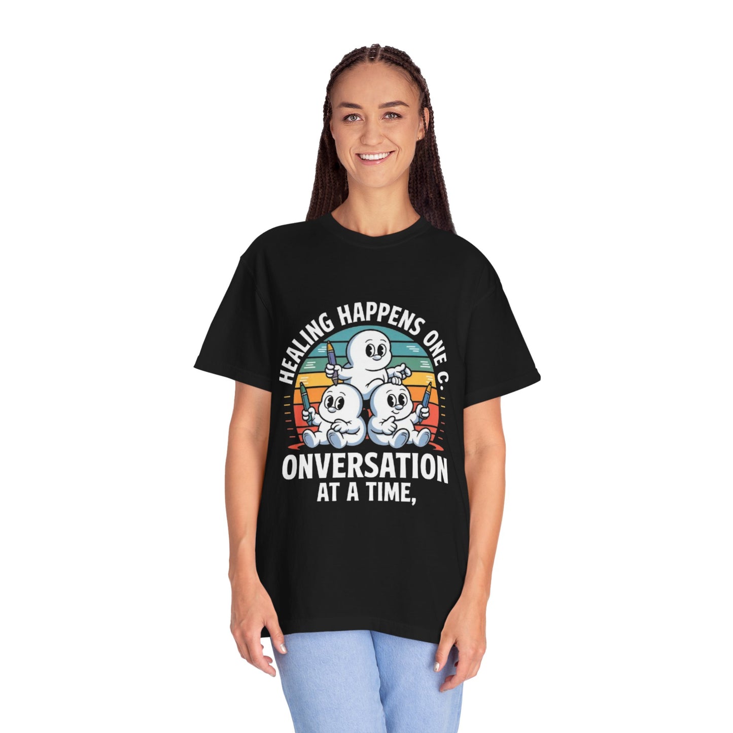 Unisex Garment-Dyed T-shirt - Healing Happens