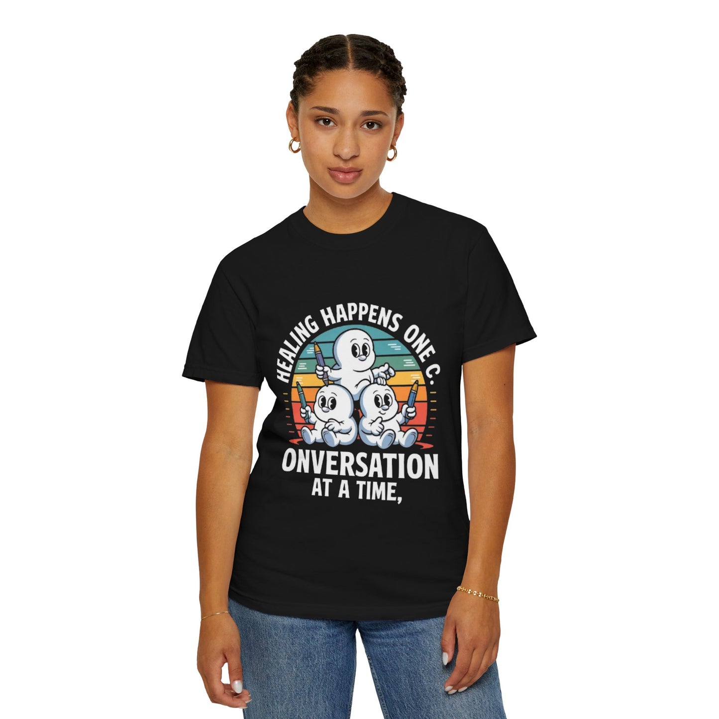 Unisex Garment-Dyed T-shirt - Healing Happens