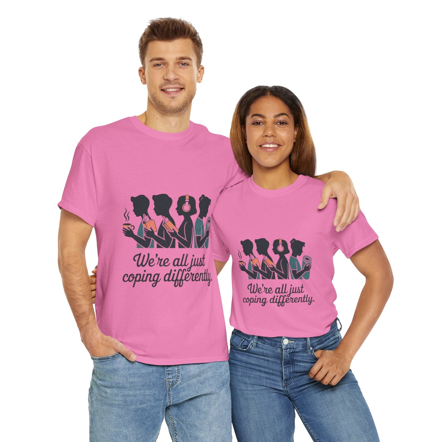 Coping Together Unisex Tee - Mental Health Awareness Apparel