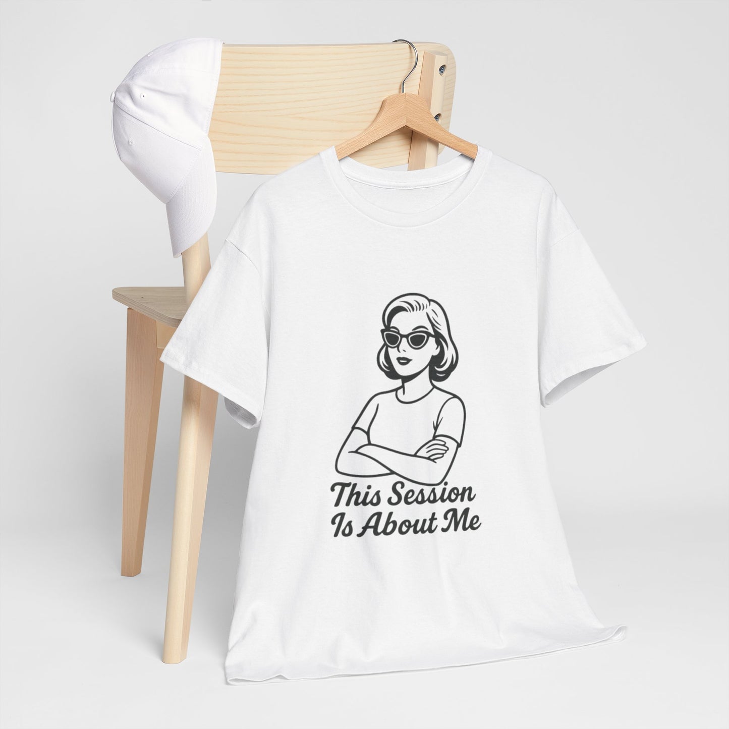 Empowered Statement Tee - This Session Is About Me