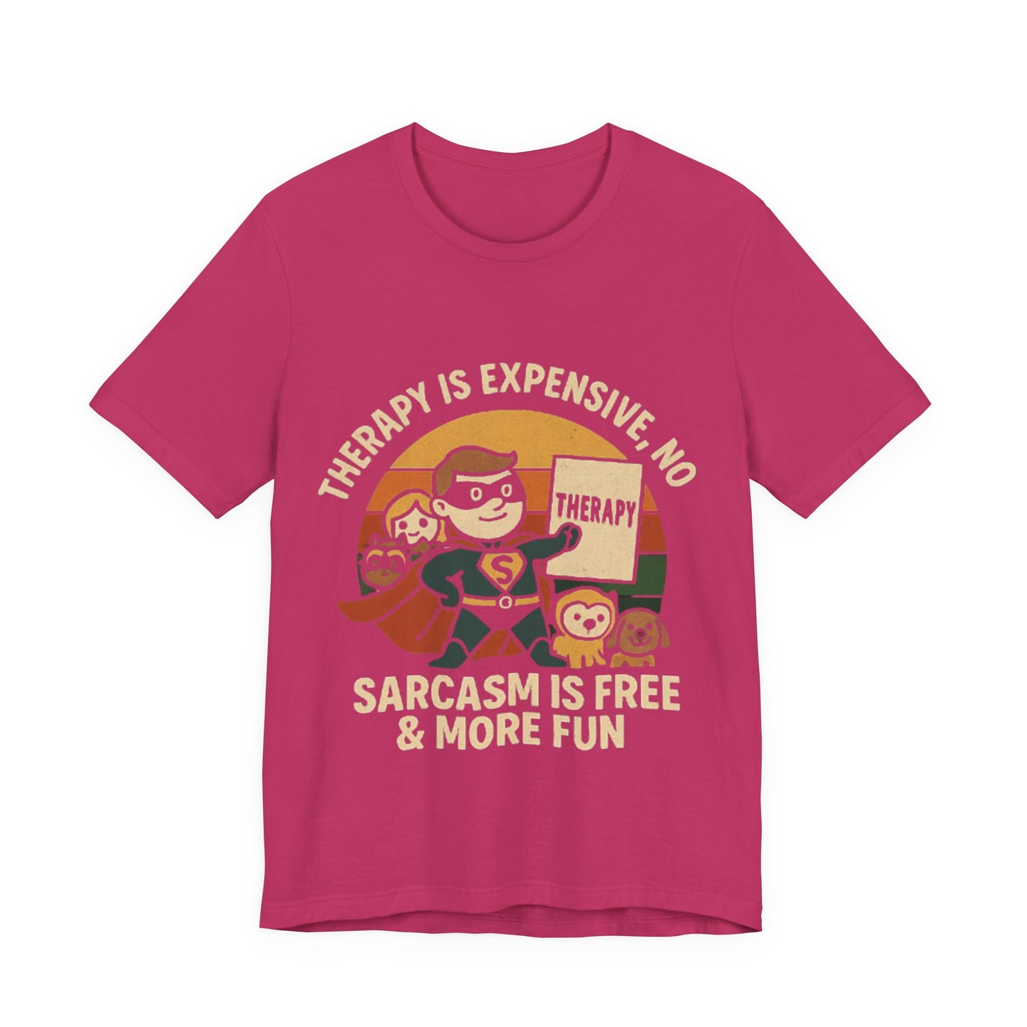 Therapy Humor Tee | Unisex Jersey Short Sleeve Tee, Mental Health Awareness