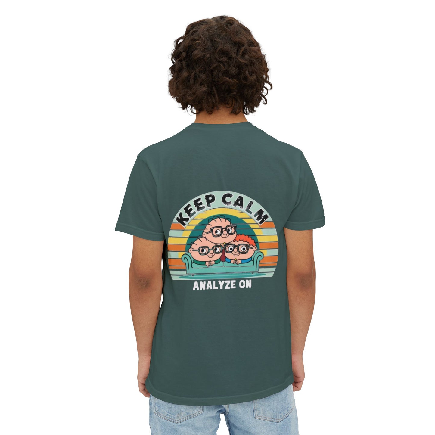 Pocket T-Shirt - Keep Calm Analyze On