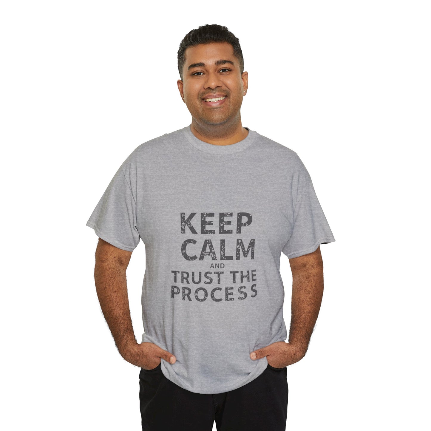 Unisex Heavy Cotton Tee -Keep Calm