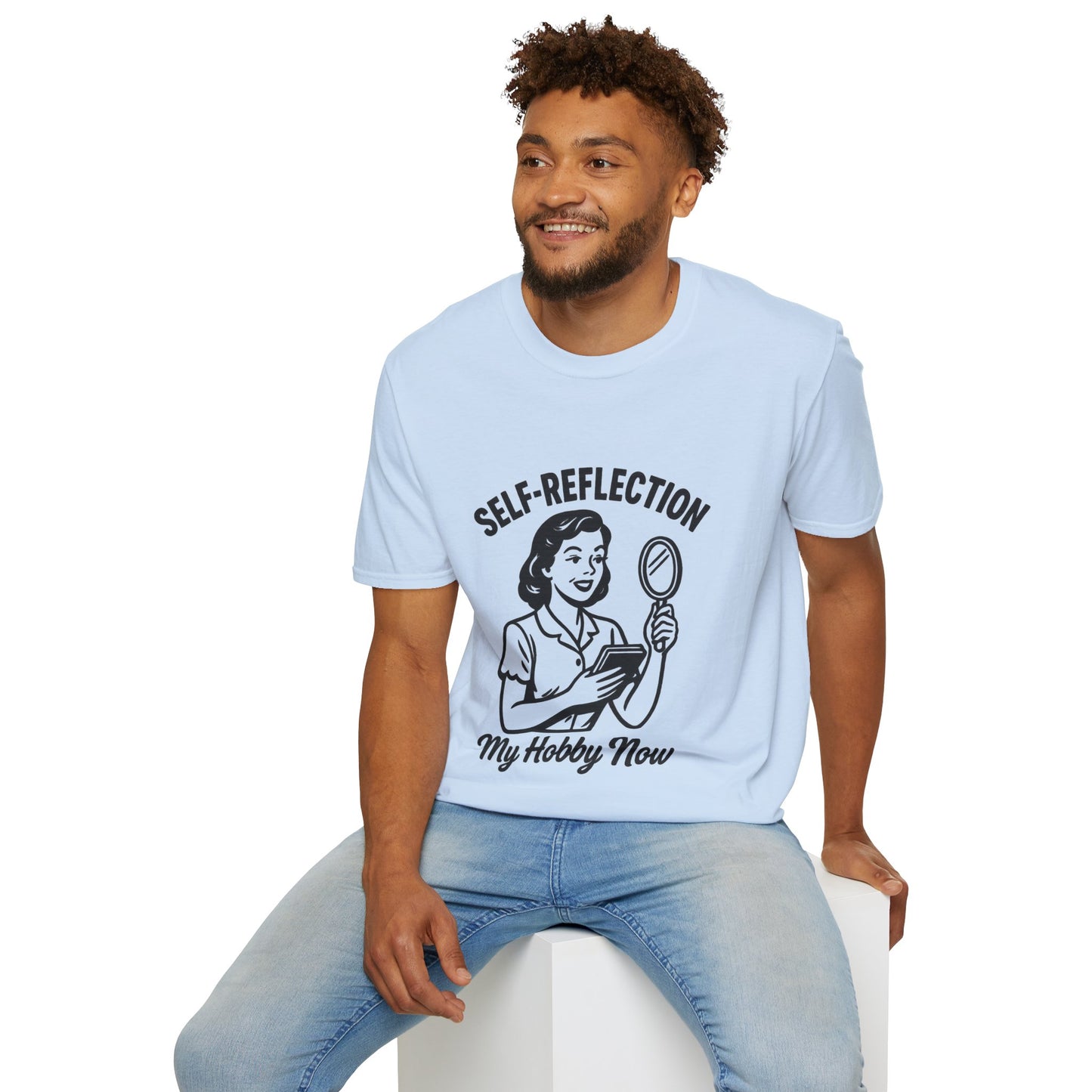 Self-Reflection Motivational Unisex T-Shirt, Self-Care Gift
