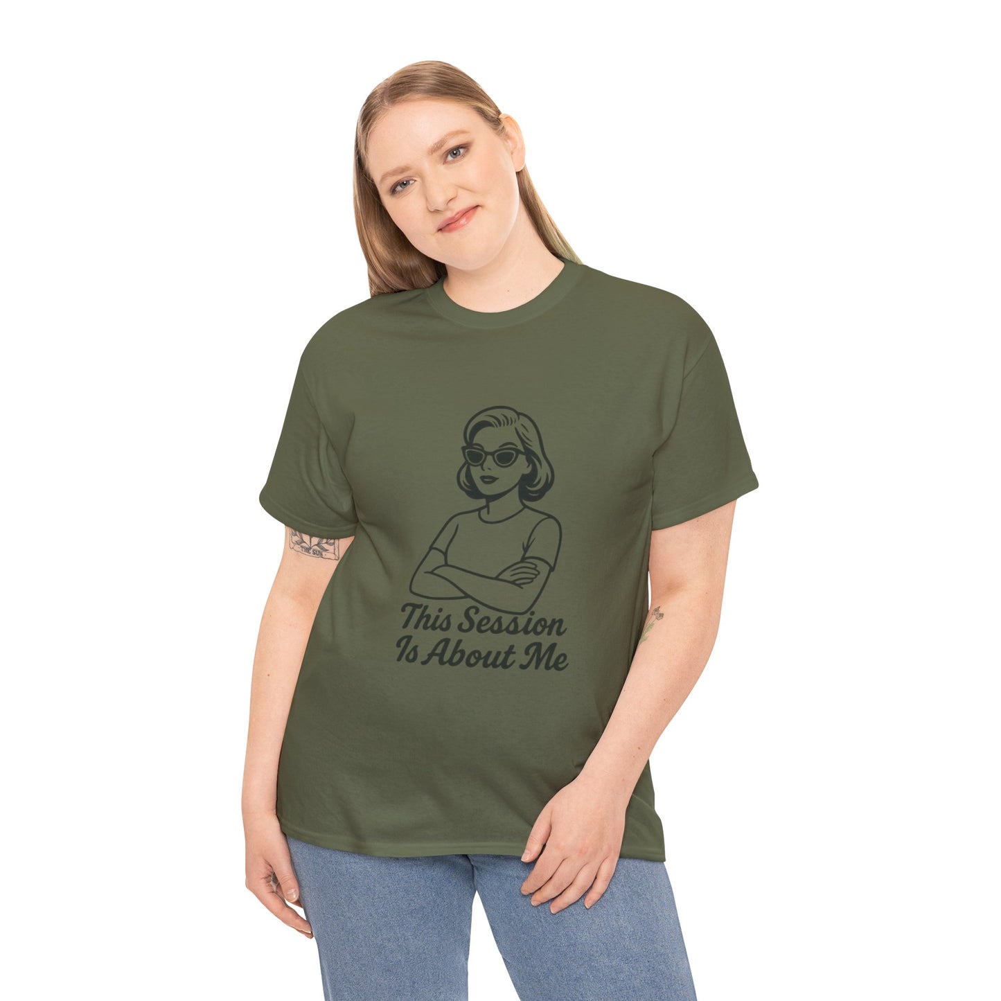 Empowered Statement Tee - This Session Is About Me