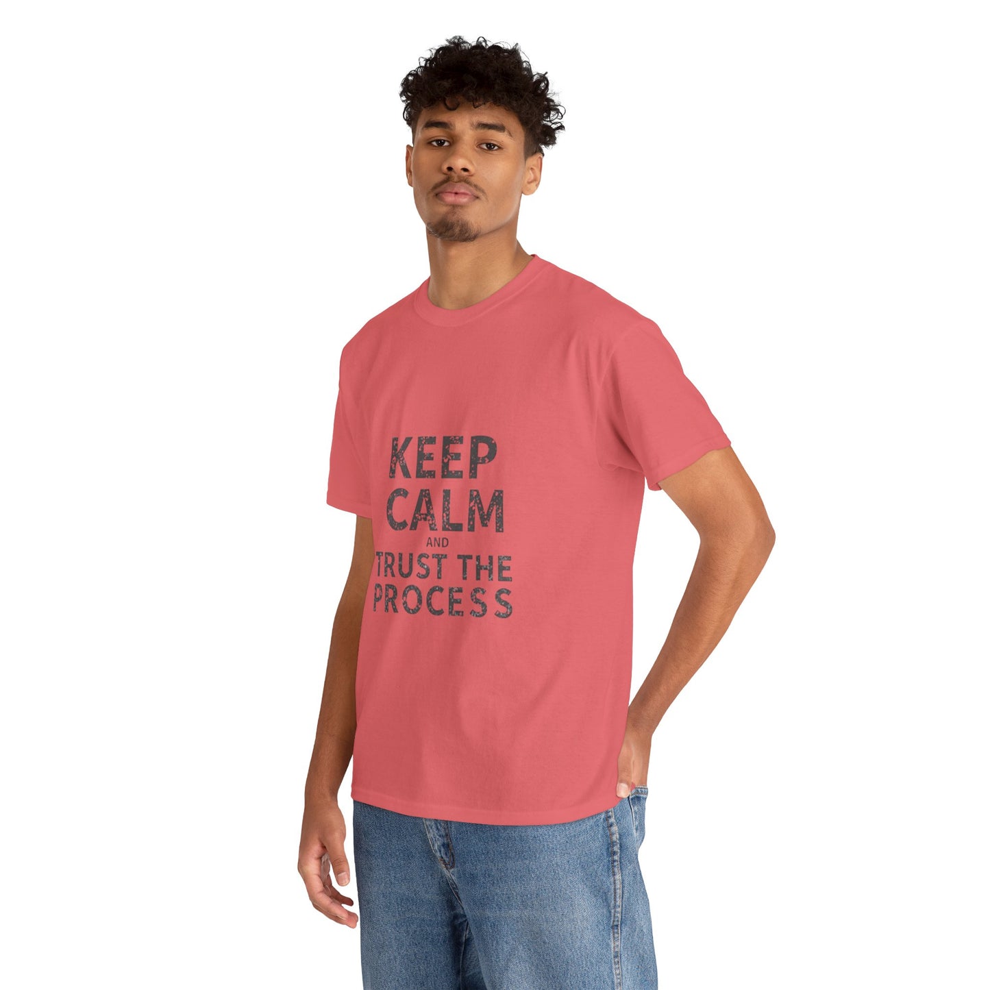 Unisex Heavy Cotton Tee -Keep Calm