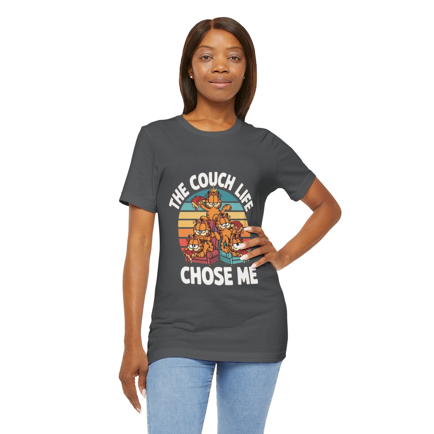 Vintage Unisex Tee - The Couch Life Chose Me