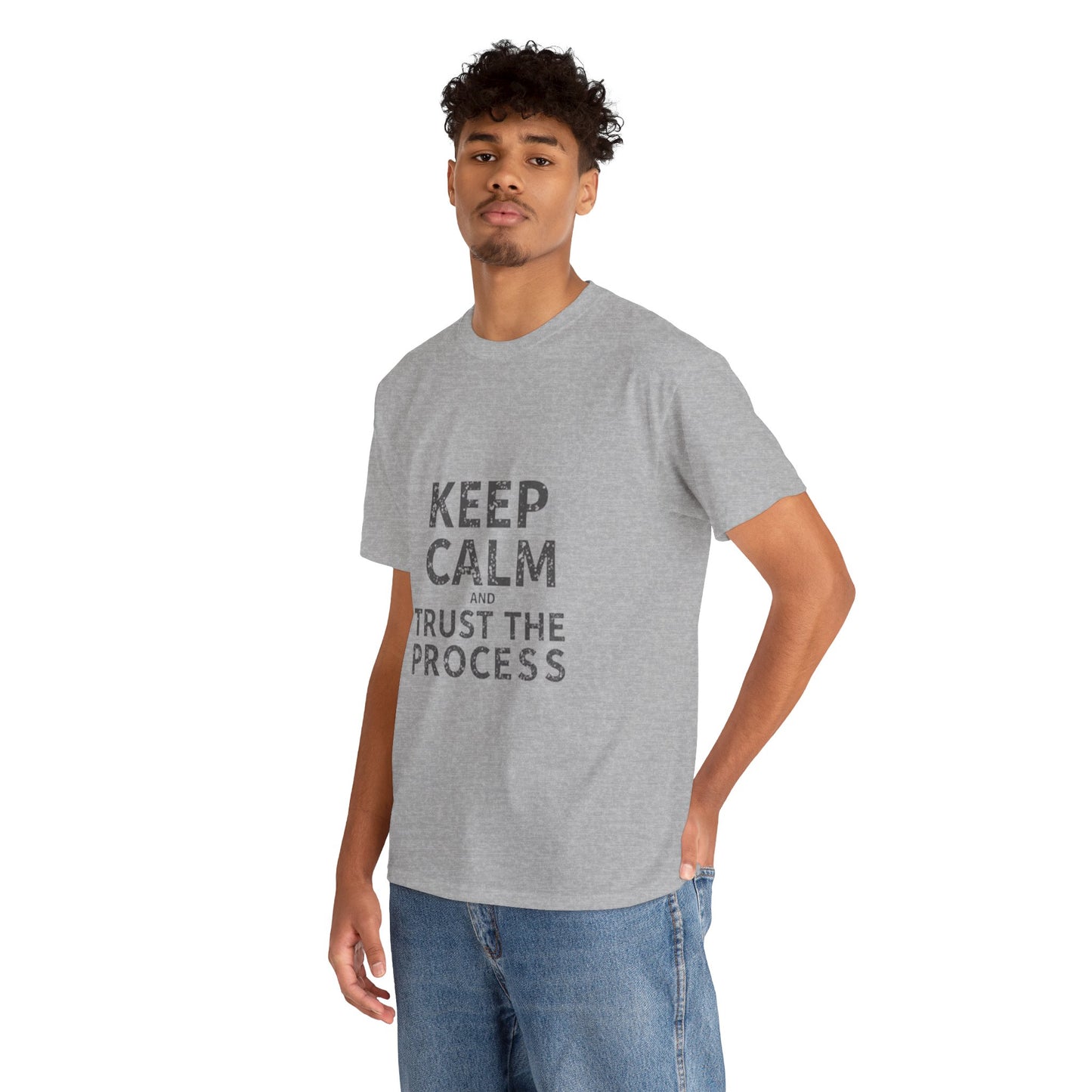 Unisex Heavy Cotton Tee -Keep Calm