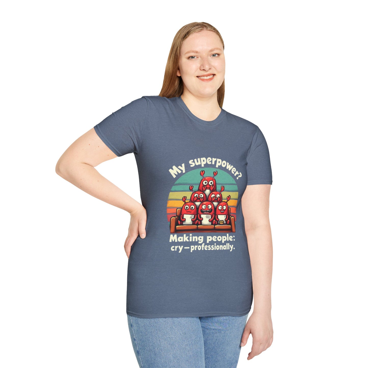 Funny Unisex Softstyle Tee -My Superpower