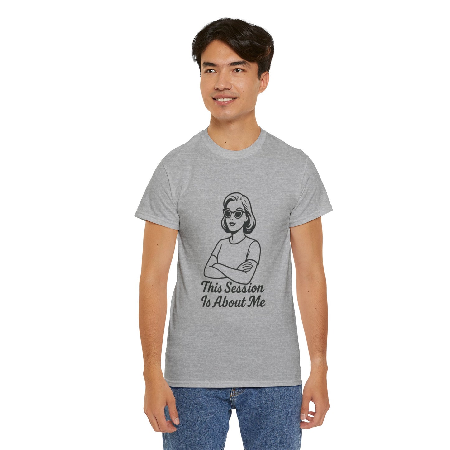 Empowered Statement Tee - This Session Is About Me