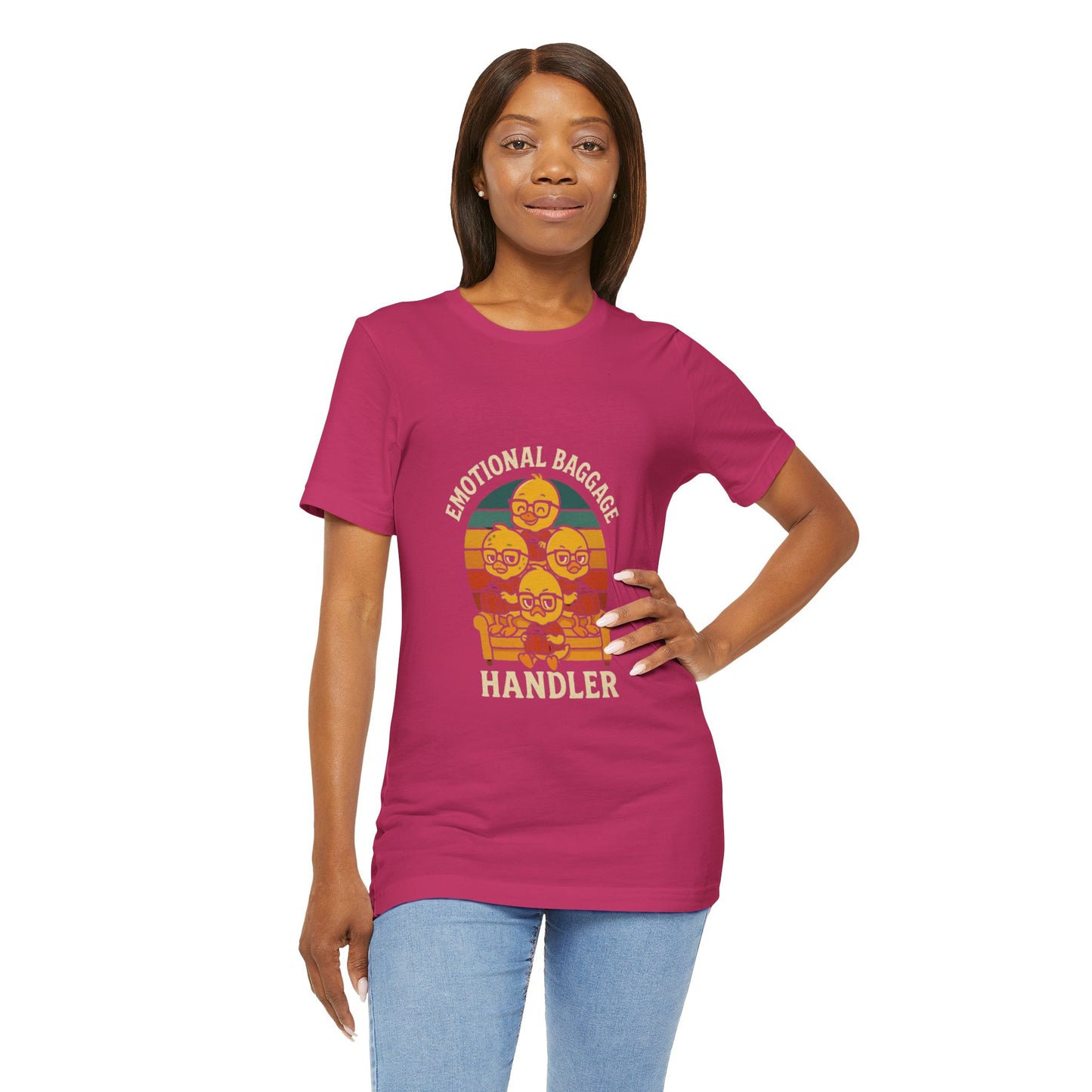 Unisex Jersey Short Sleeve T-Shirt - Emotional Baggage Handler