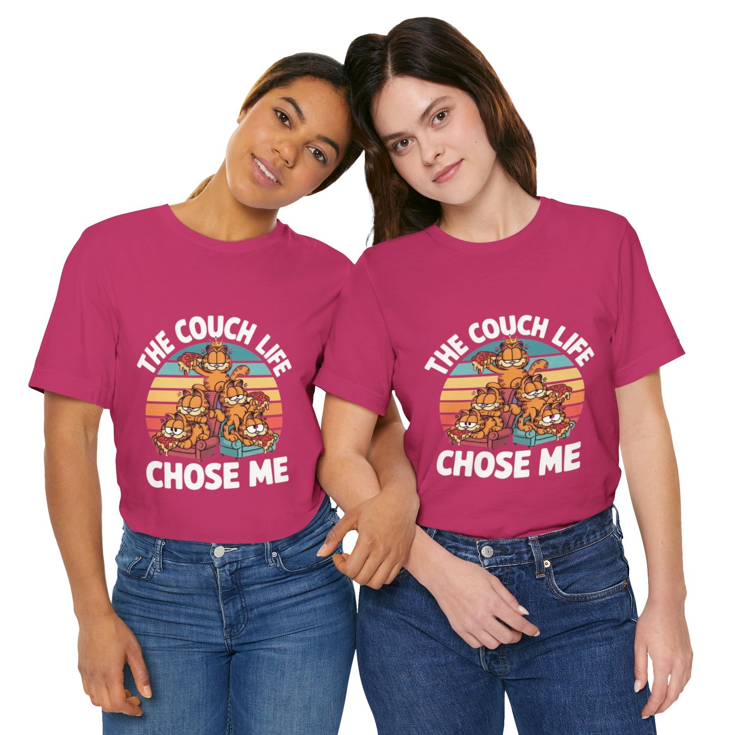 Vintage Unisex Tee - The Couch Life Chose Me