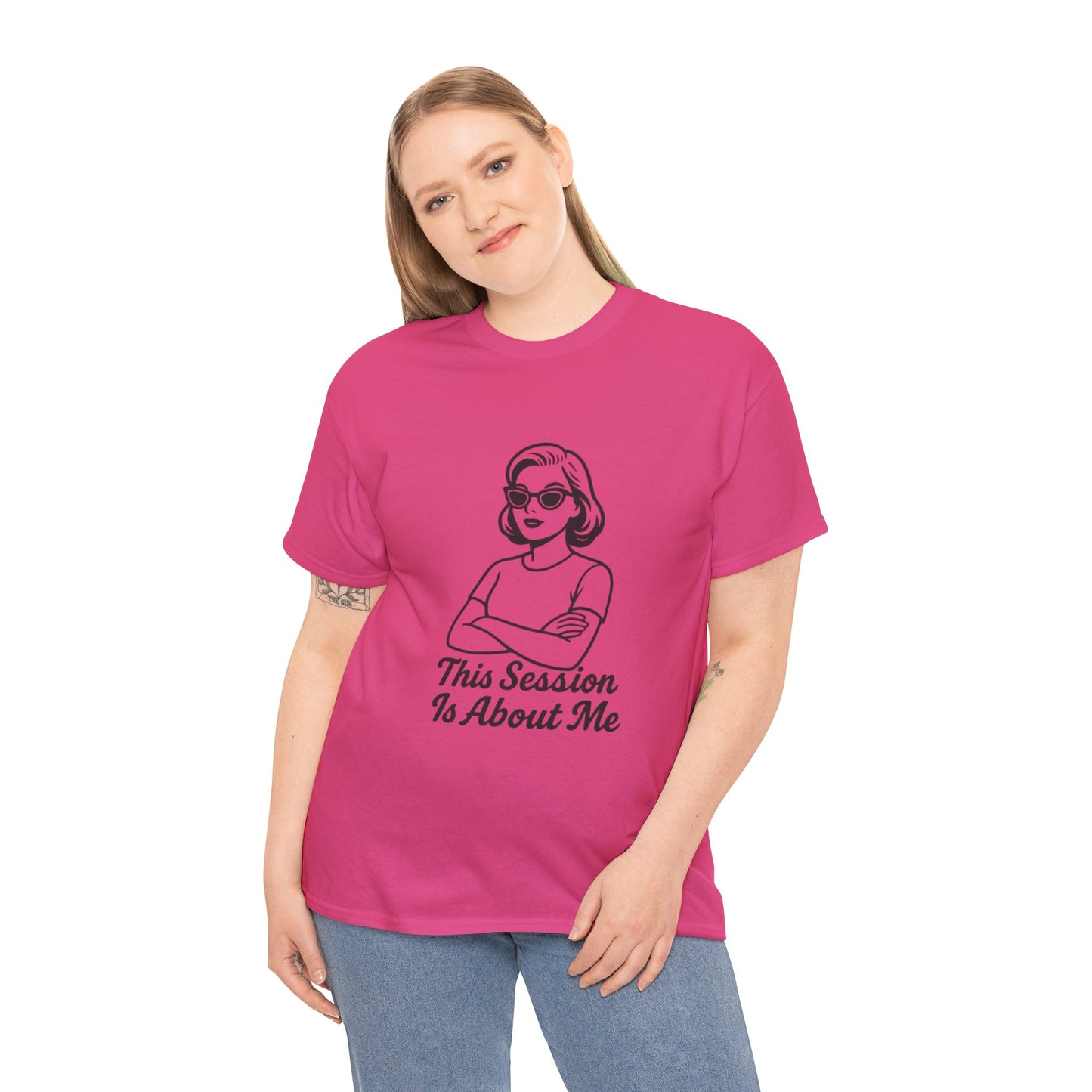 Empowered Statement Tee - This Session Is About Me