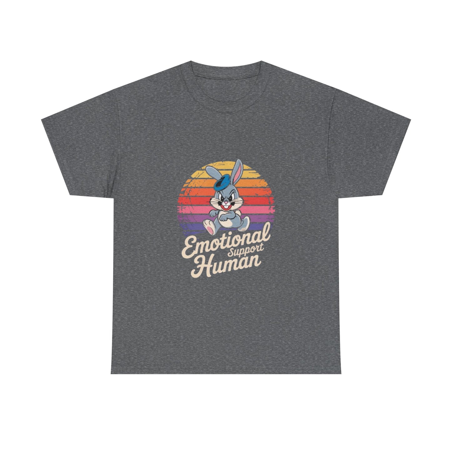 Unisex Heavy Cotton T-Shirt -Emotional Support Human Tee