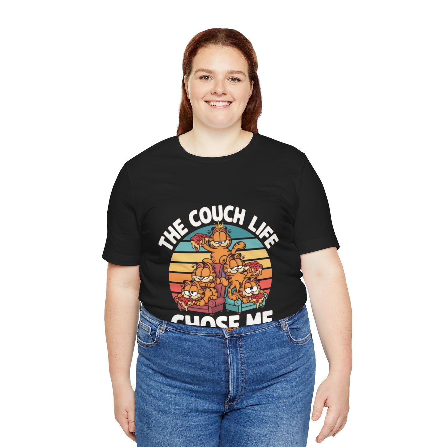 Vintage Unisex Tee - The Couch Life Chose Me