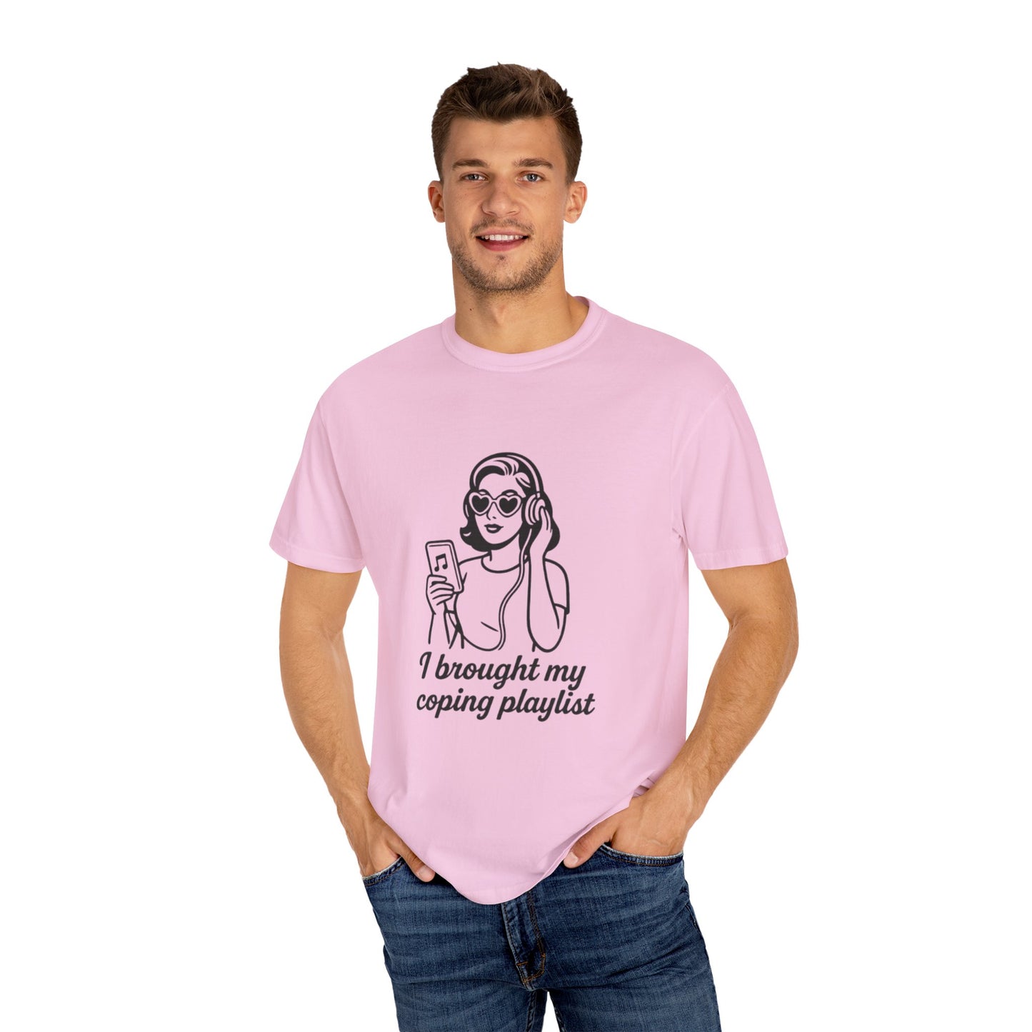 Chill Vibes T-Shirt, I Brought My Coping Playlist Unisex Tee