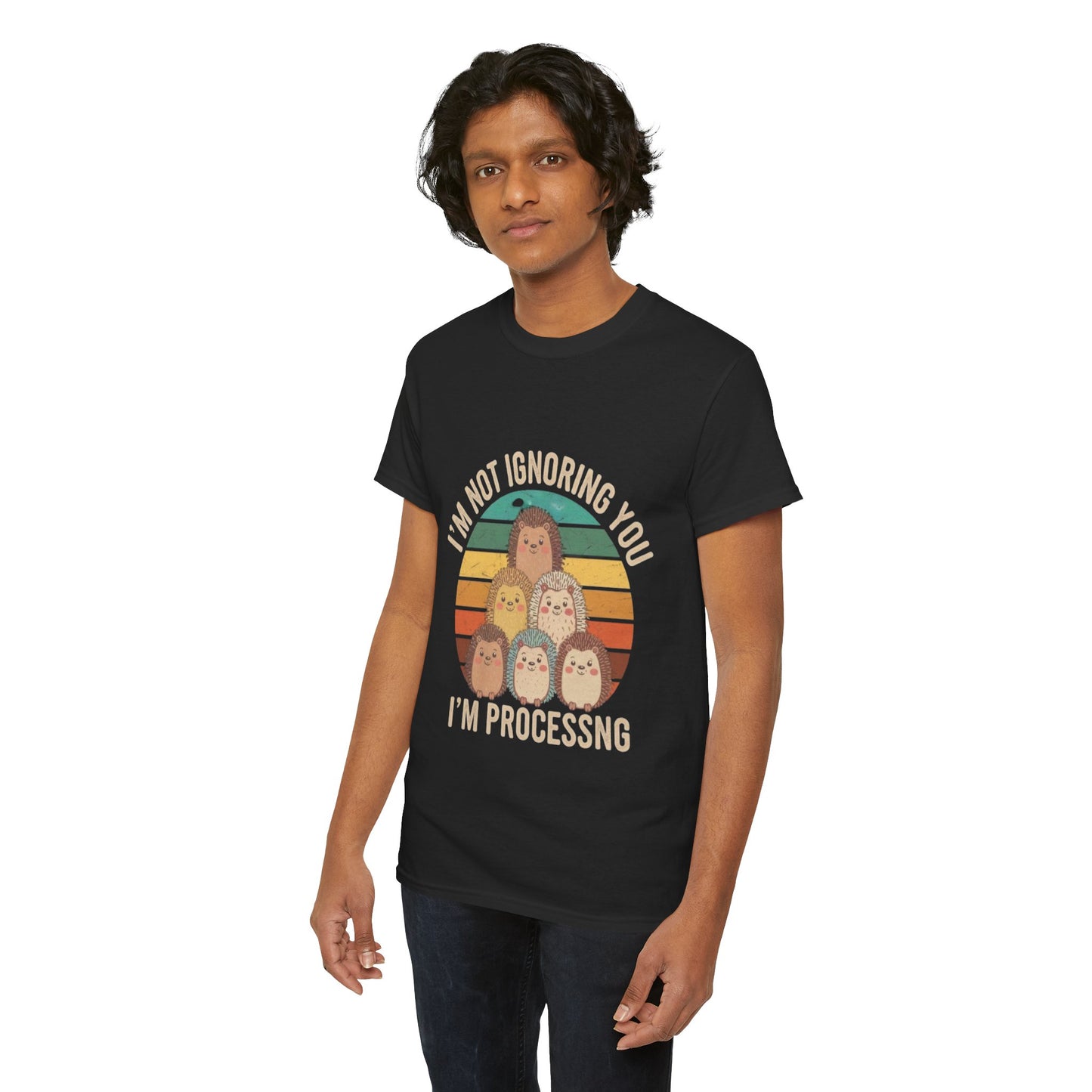 Funny Psychology Unisex Tee - 'I'm Not Ignoring You, I'm Processing'