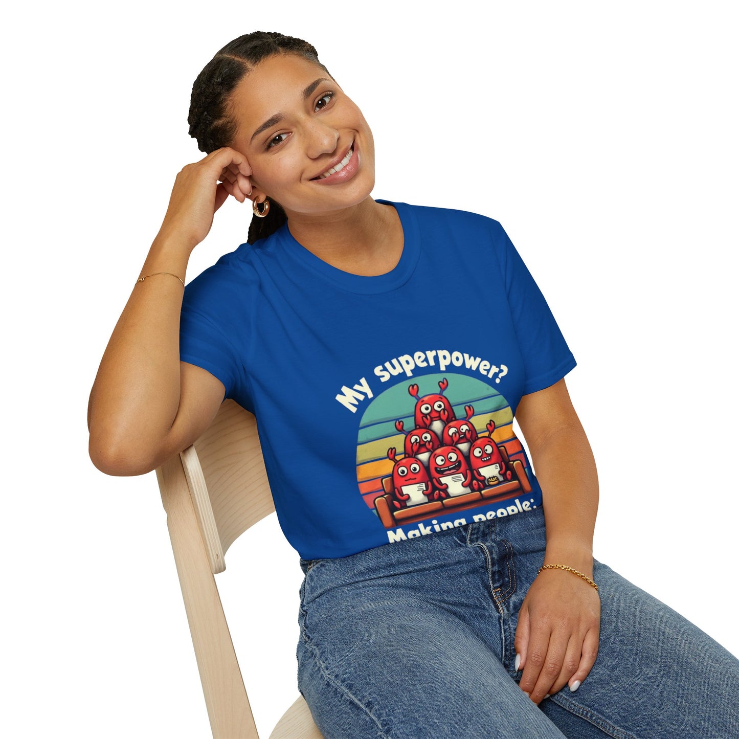 Funny Unisex Softstyle Tee -My Superpower