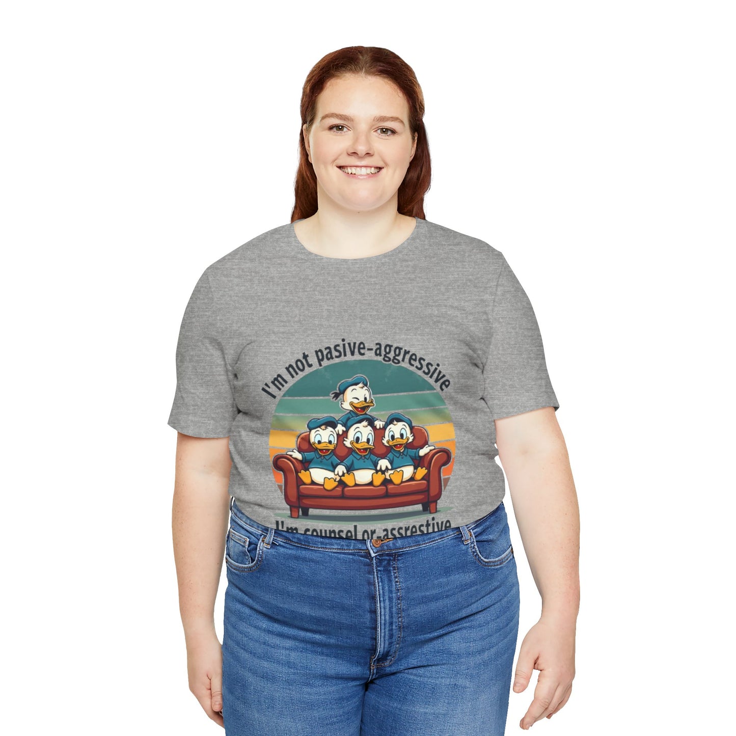 Unisex Jersey Short Sleeve T-Shirt -Funny Counsel-Assertive Tee