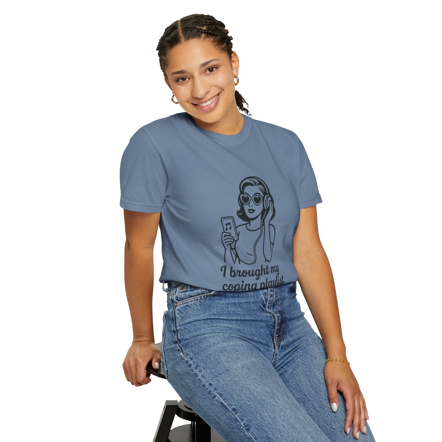 Chill Vibes T-Shirt, I Brought My Coping Playlist Unisex Tee