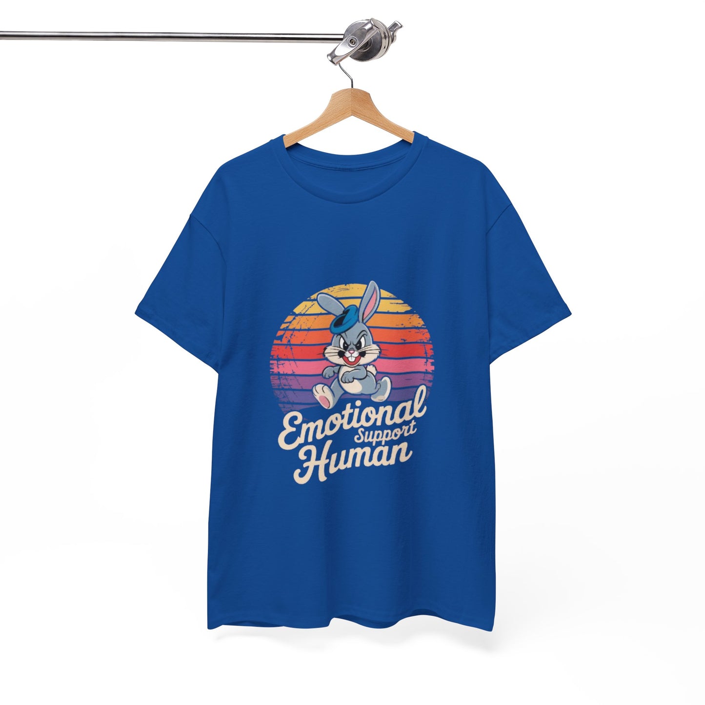Unisex Heavy Cotton T-Shirt -Emotional Support Human Tee