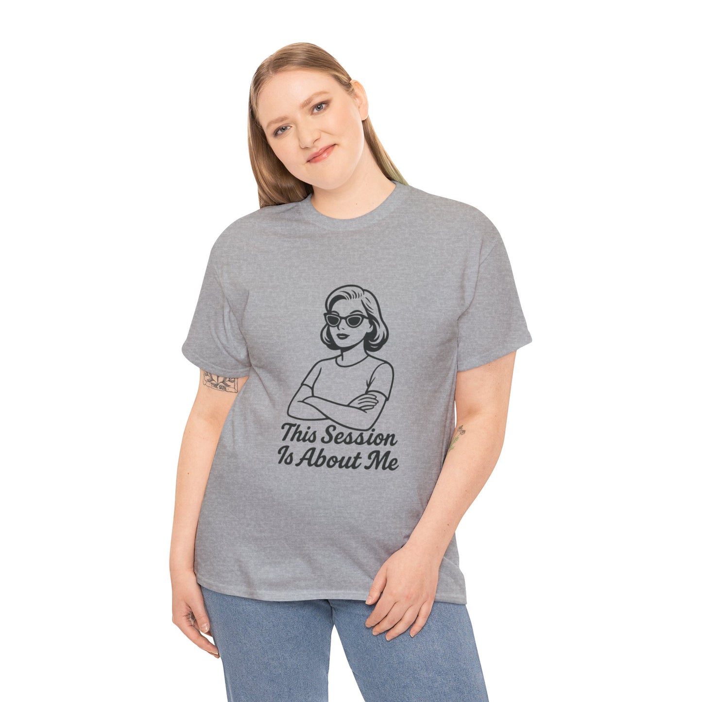 Empowered Statement Tee - This Session Is About Me
