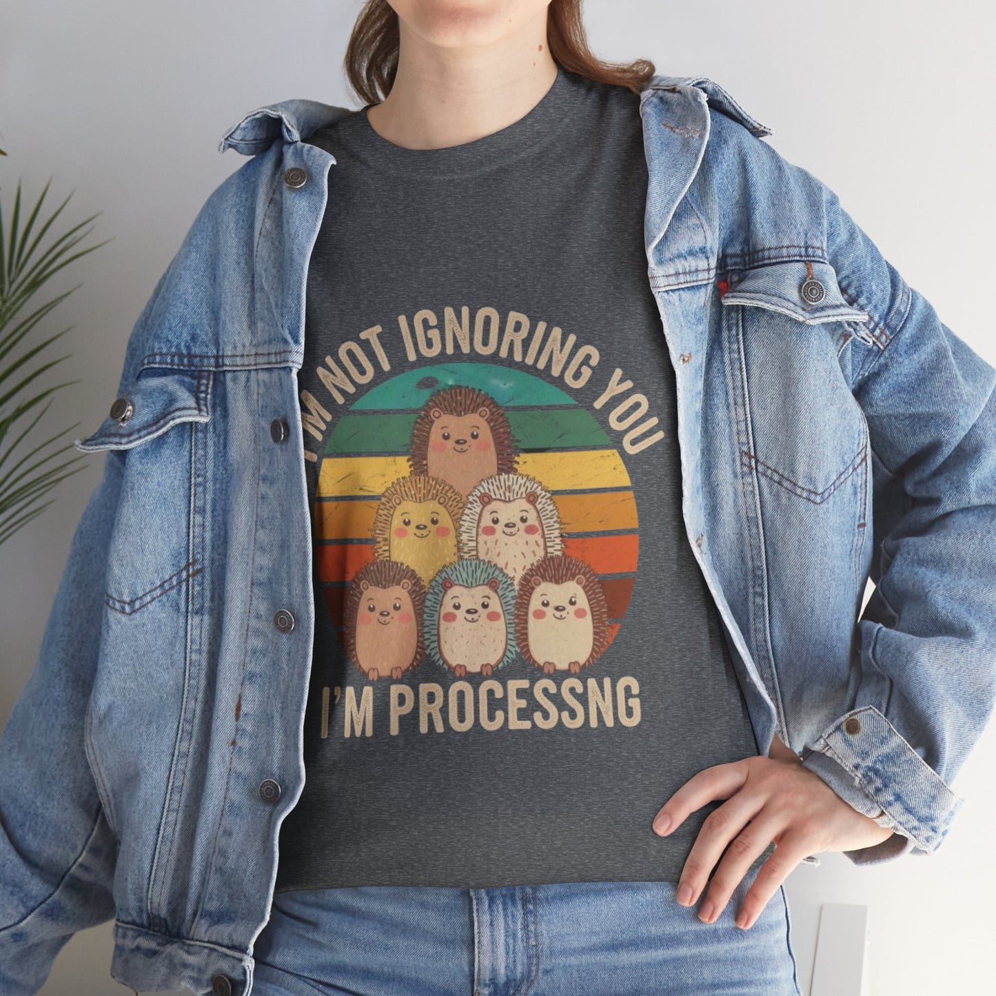 Funny Psychology Unisex Tee - 'I'm Not Ignoring You, I'm Processing'