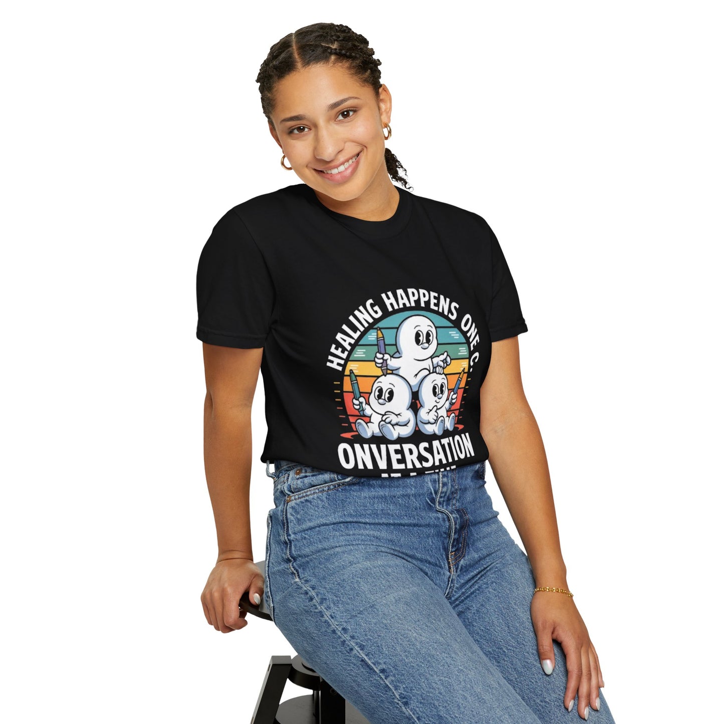 Unisex Garment-Dyed T-shirt - Healing Happens