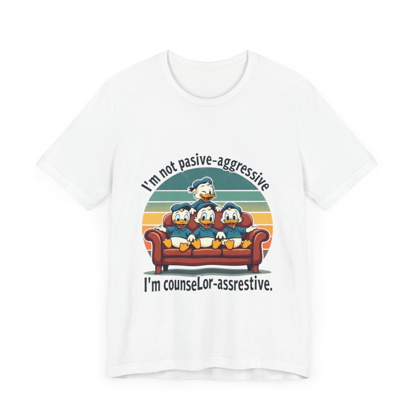 Unisex Jersey Short Sleeve T-Shirt -Funny Counsel-Assertive Tee