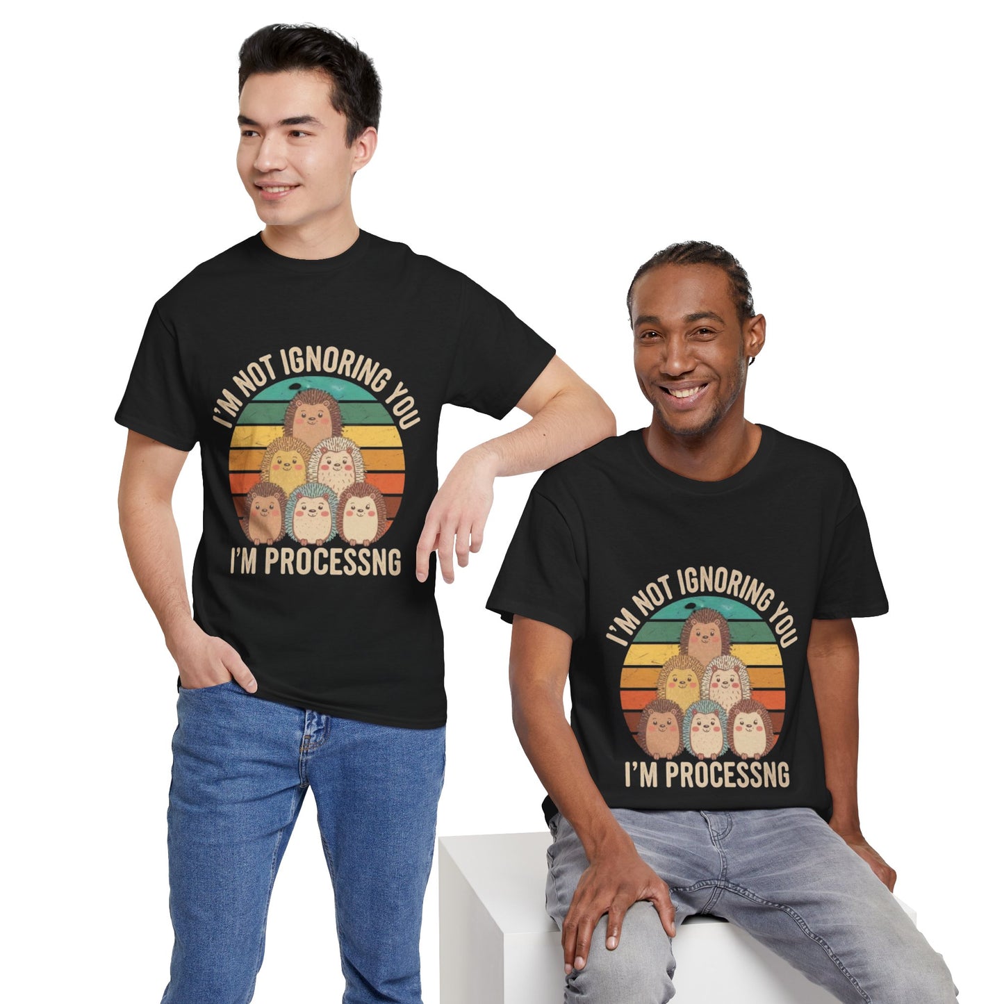Funny Psychology Unisex Tee - 'I'm Not Ignoring You, I'm Processing'