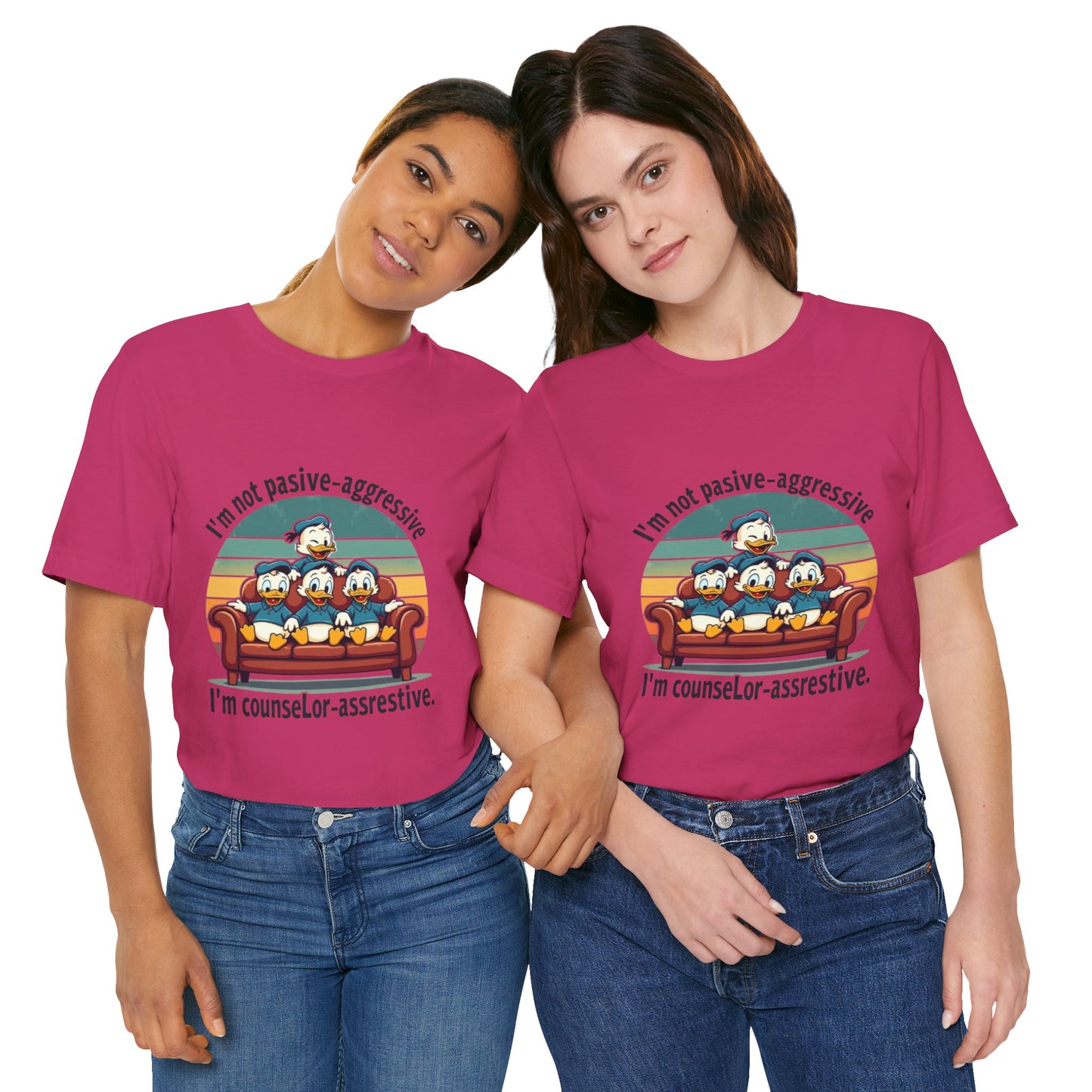 Unisex Jersey Short Sleeve T-Shirt -Funny Counsel-Assertive Tee
