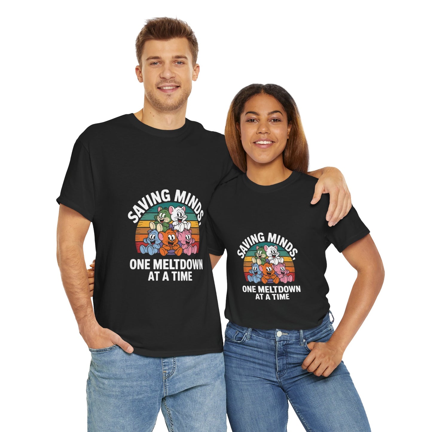 Unisex Heavy Cotton Tee - Saving Minds