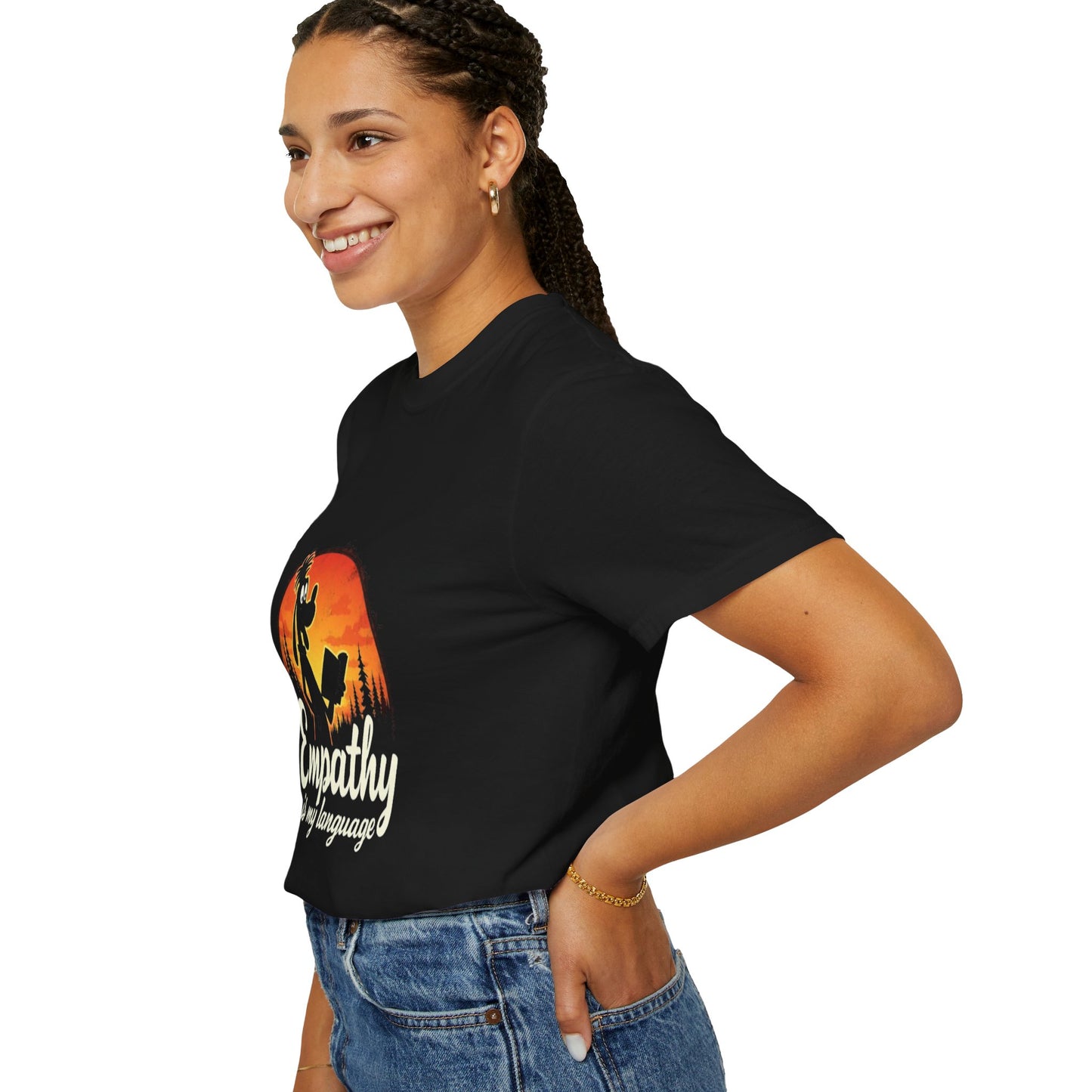 Unisex Garment-Dyed Tee -Empathy is My Language
