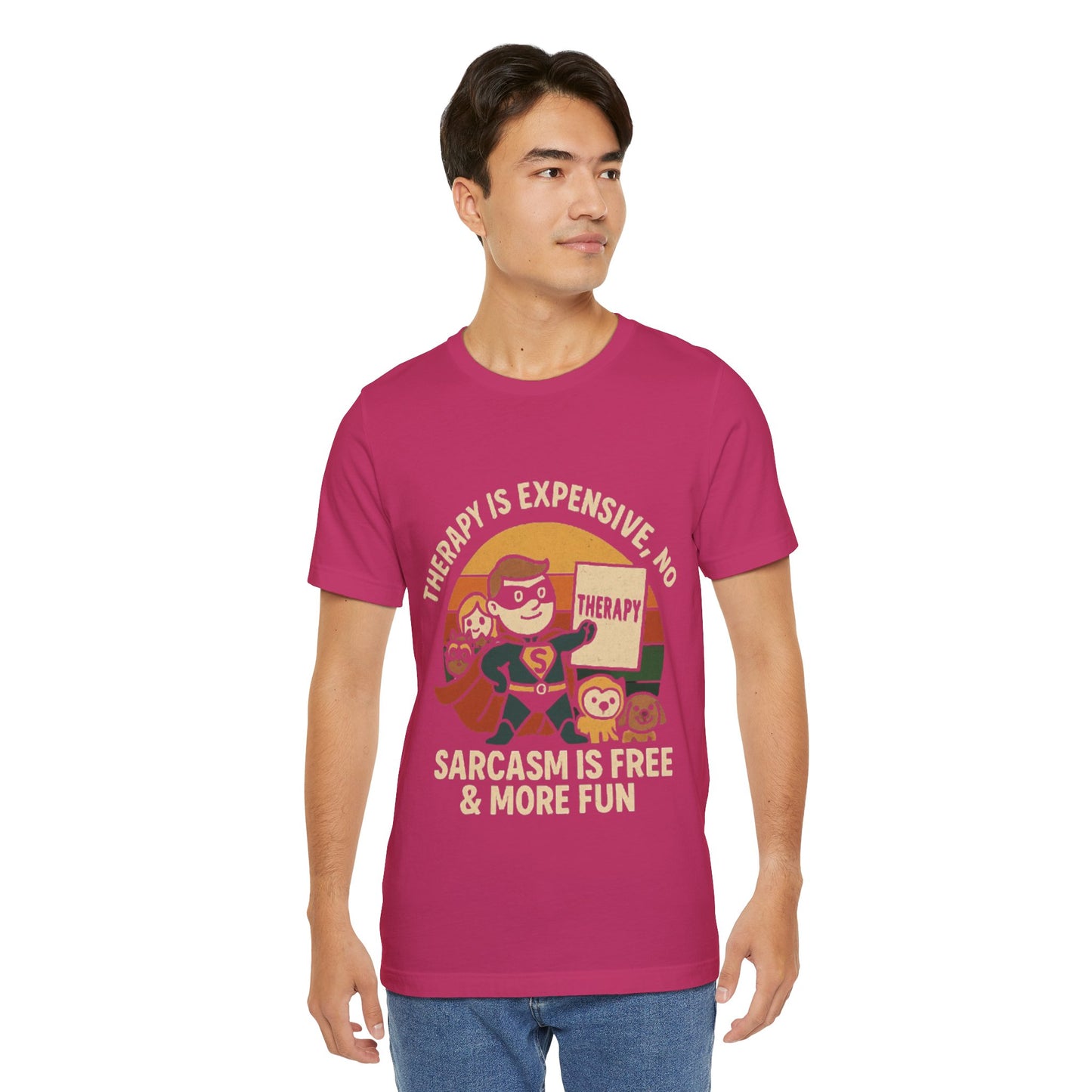 Therapy Humor Tee | Unisex Jersey Short Sleeve Tee, Mental Health Awareness