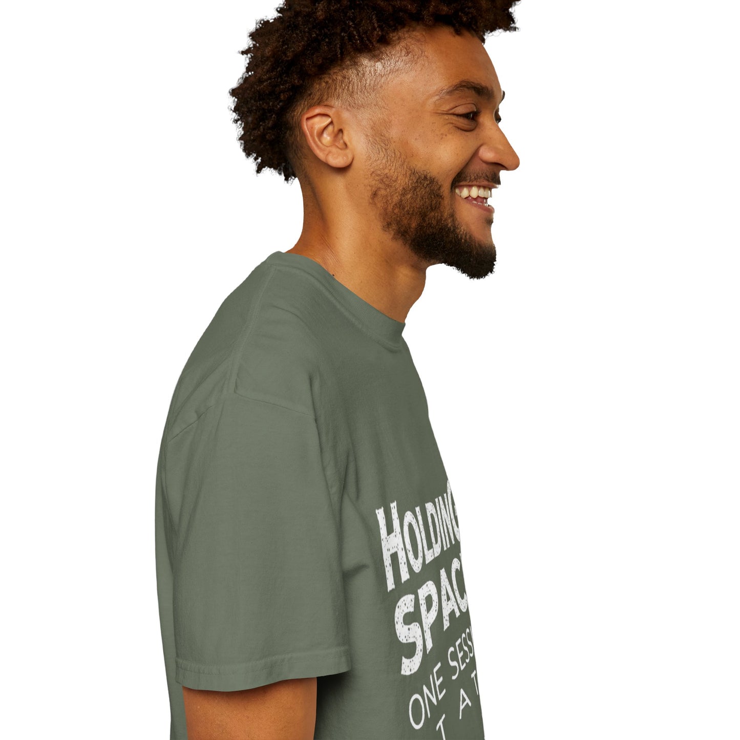 Unisex Garment-Dyed T-shirt -Holding Space