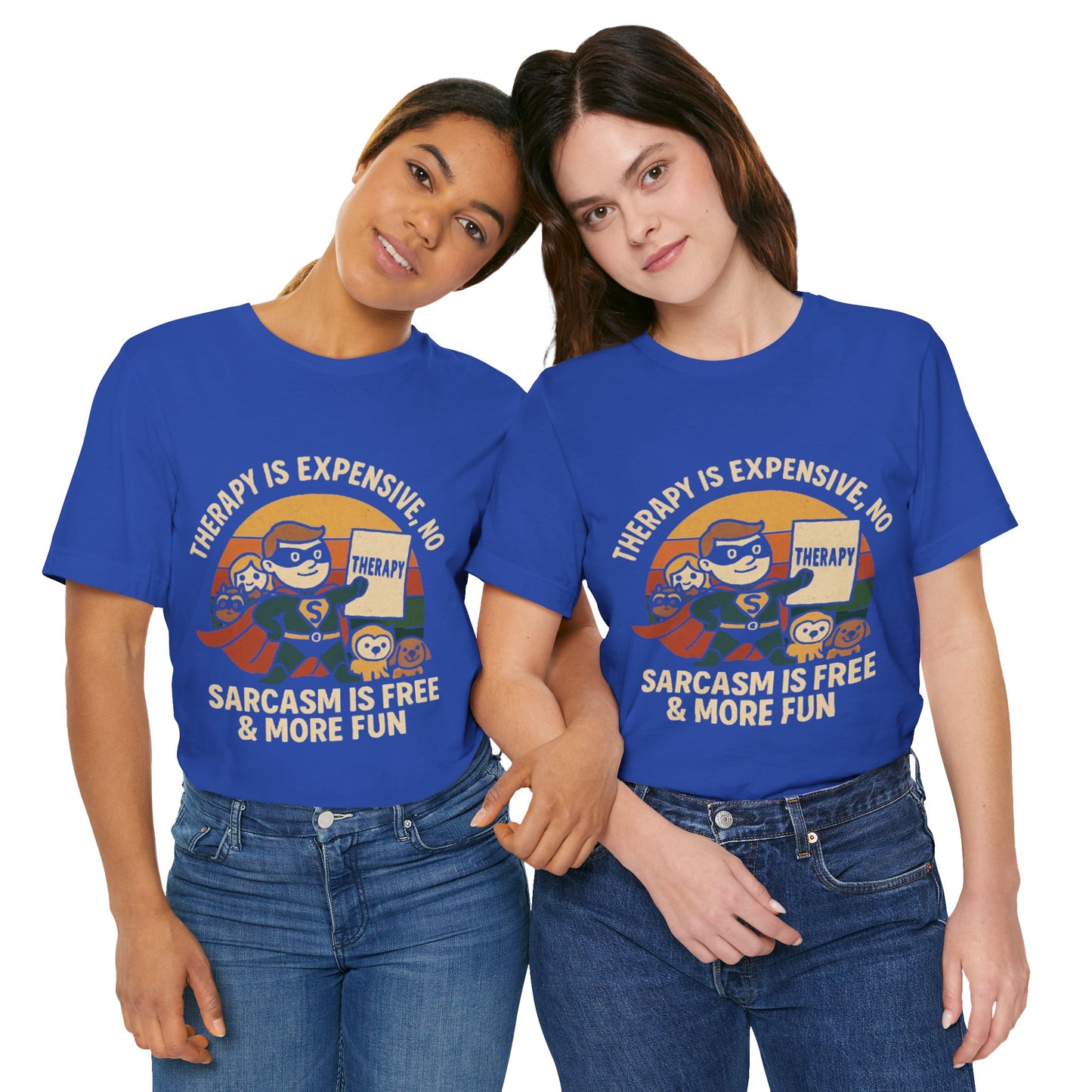 Therapy Humor Tee | Unisex Jersey Short Sleeve Tee, Mental Health Awareness