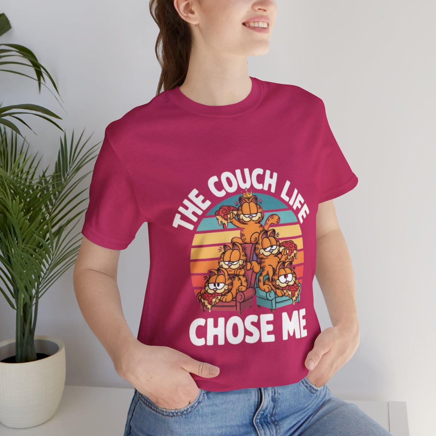 Vintage Unisex Tee - The Couch Life Chose Me
