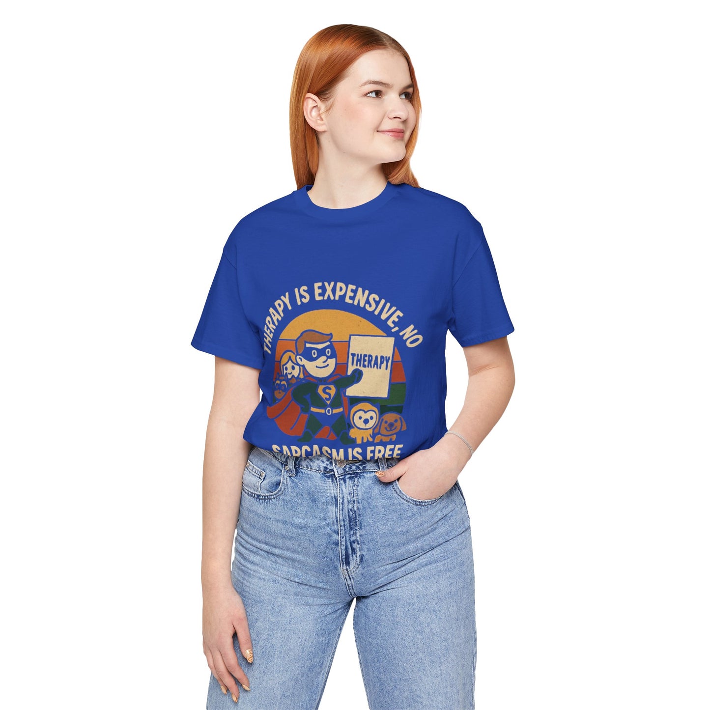 Therapy Humor Tee | Unisex Jersey Short Sleeve Tee, Mental Health Awareness