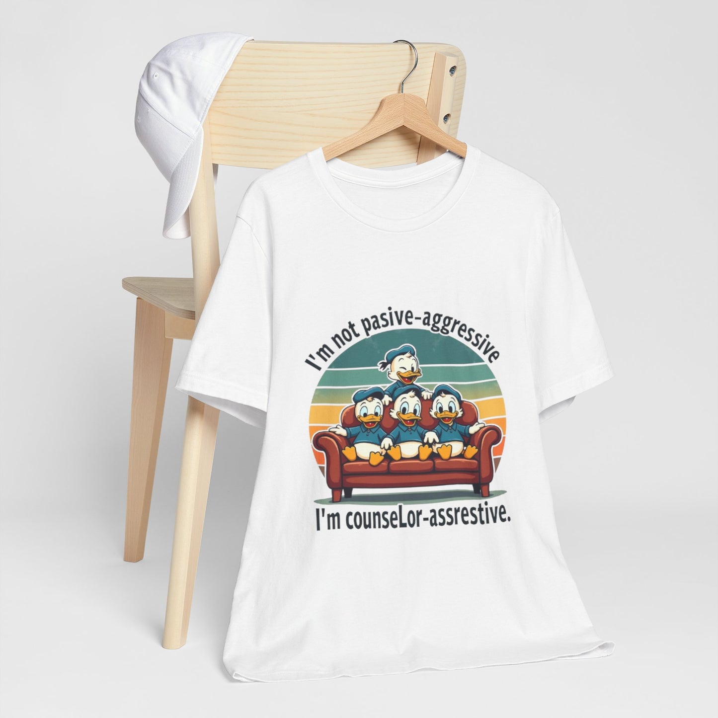 Unisex Jersey Short Sleeve T-Shirt -Funny Counsel-Assertive Tee