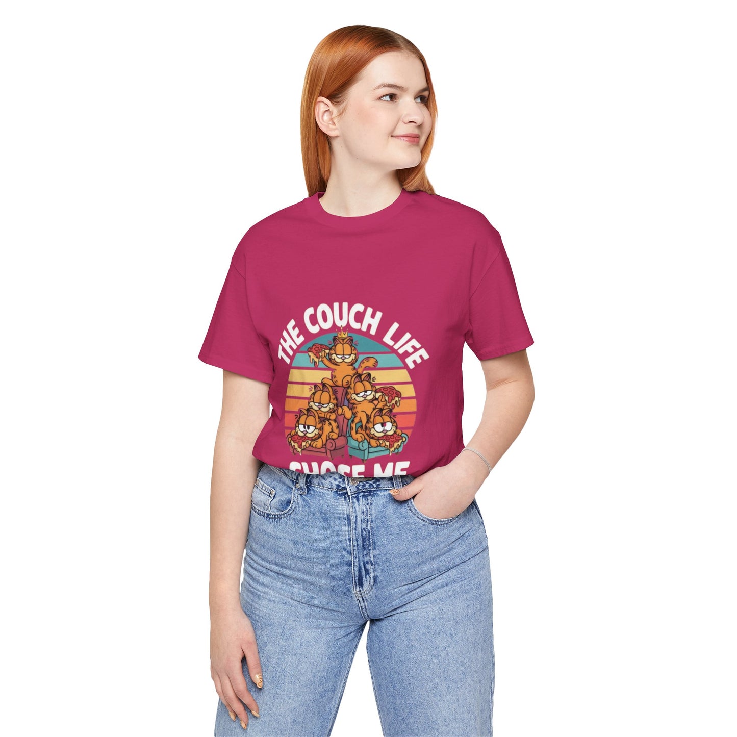 Vintage Unisex Tee - The Couch Life Chose Me