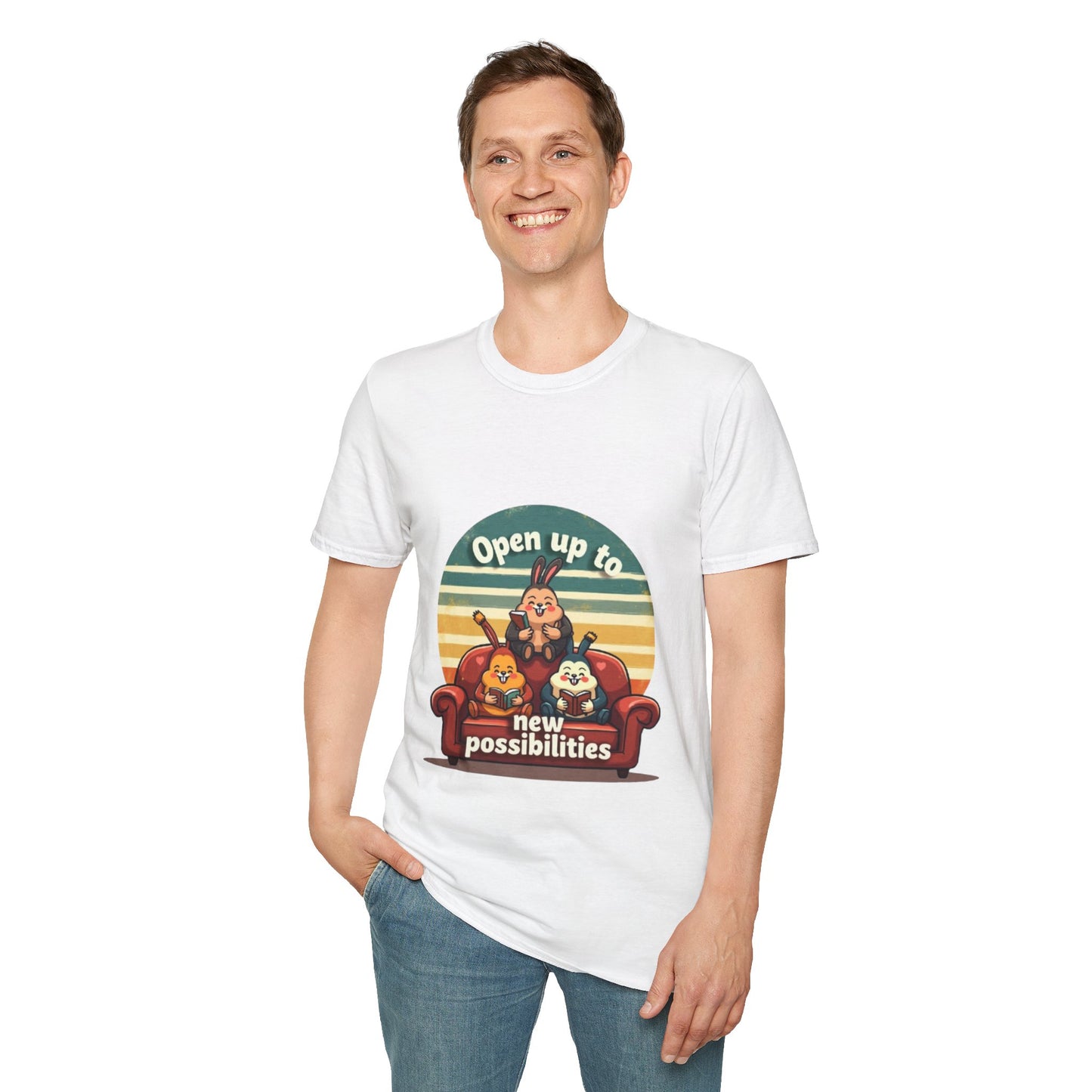 Motivational T-Shirt - Open Up to New Possibilities