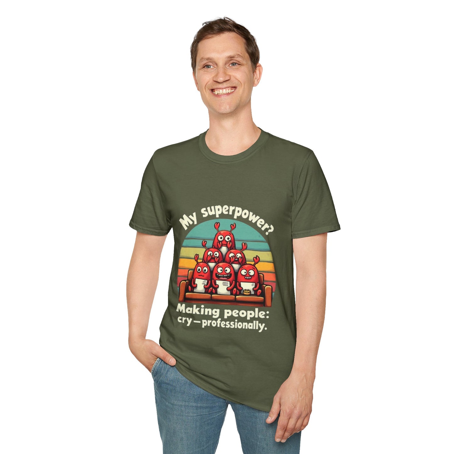 Funny Unisex Softstyle Tee -My Superpower
