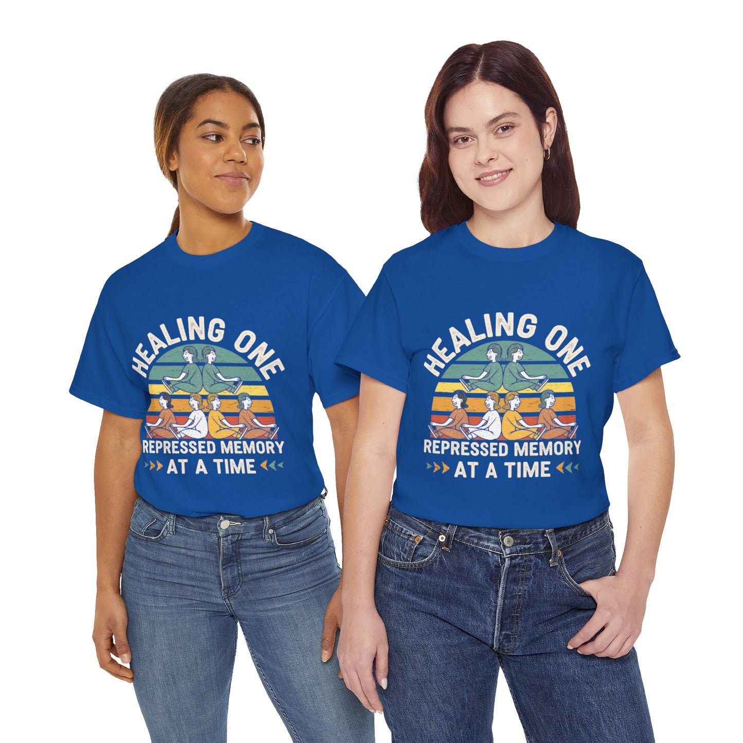 Unisex Heavy Cotton Tee -Healing repressed memories one at a time