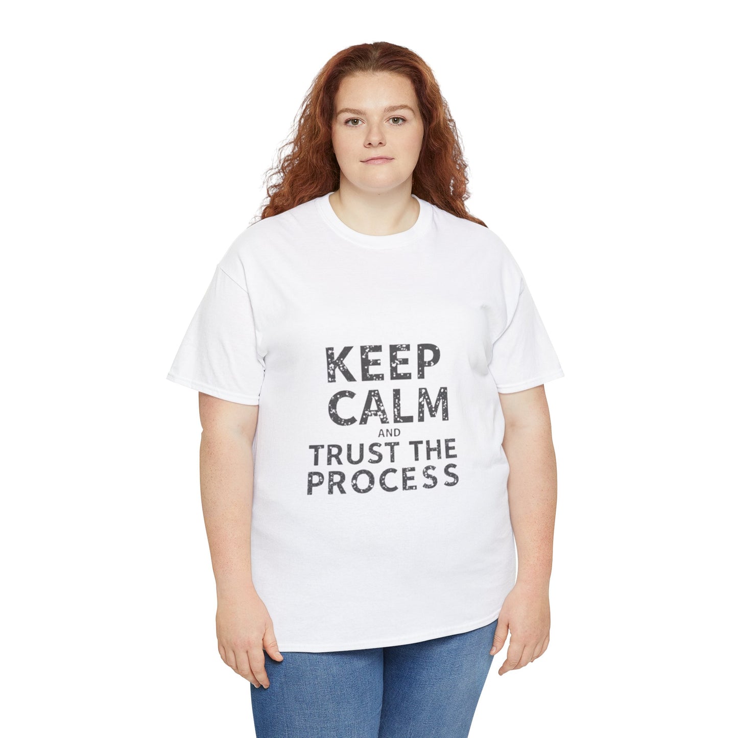 Unisex Heavy Cotton Tee -Keep Calm