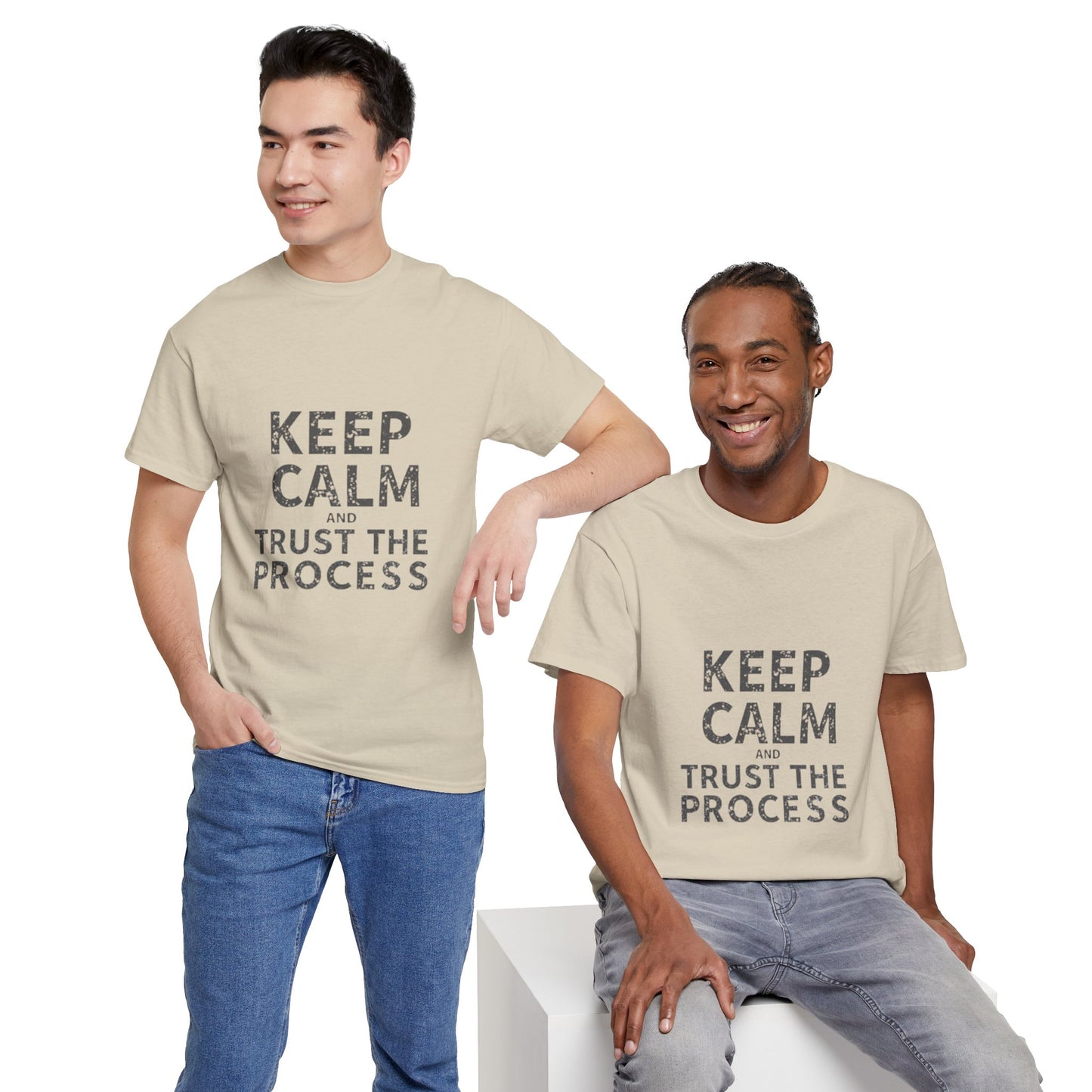 Unisex Heavy Cotton Tee -Keep Calm