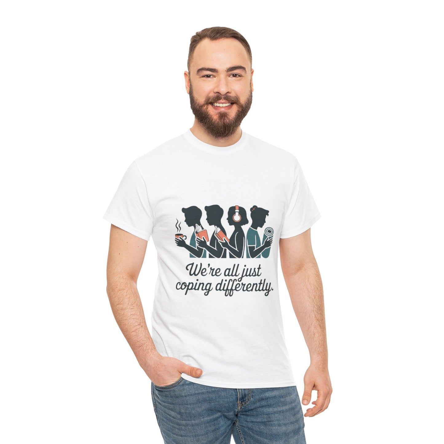 Coping Together Unisex Tee - Mental Health Awareness Apparel