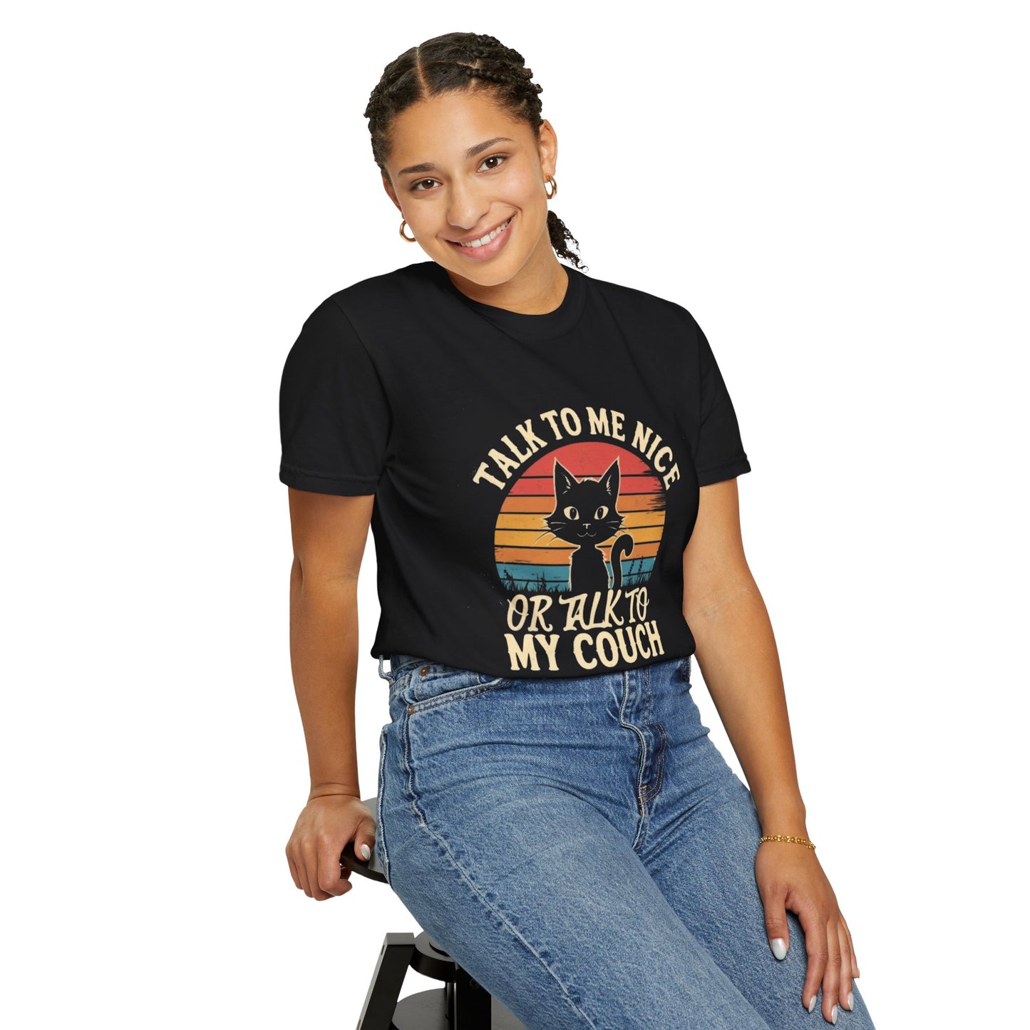 T-Shirt -Retro Cat Counsellor