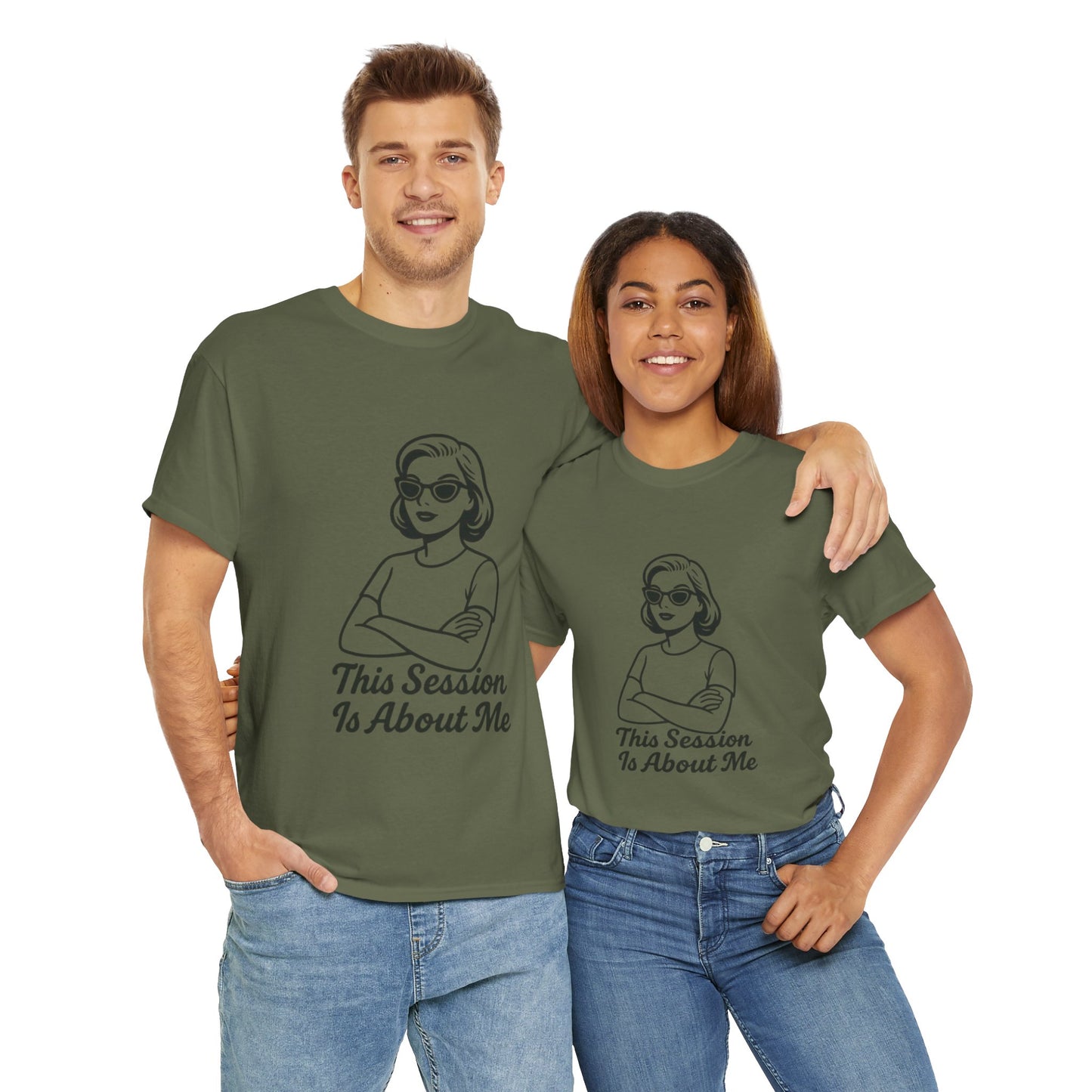 Empowered Statement Tee - This Session Is About Me