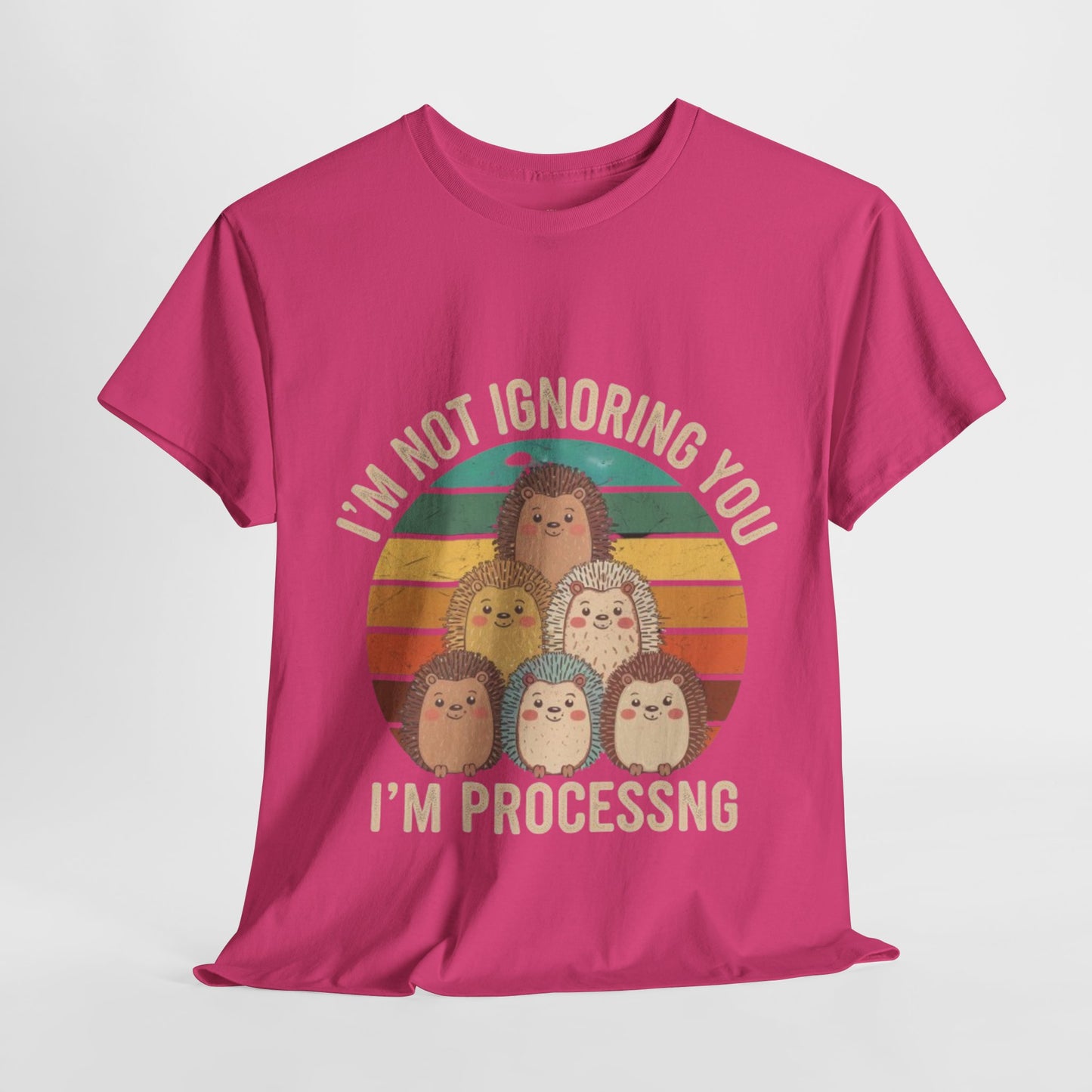Funny Psychology Unisex Tee - 'I'm Not Ignoring You, I'm Processing'