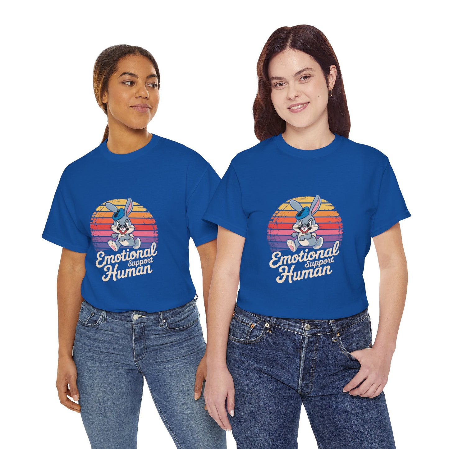 Unisex Heavy Cotton T-Shirt -Emotional Support Human Tee